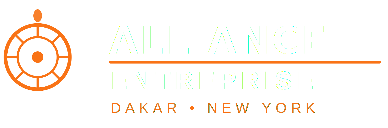 logo alliance blanc orange